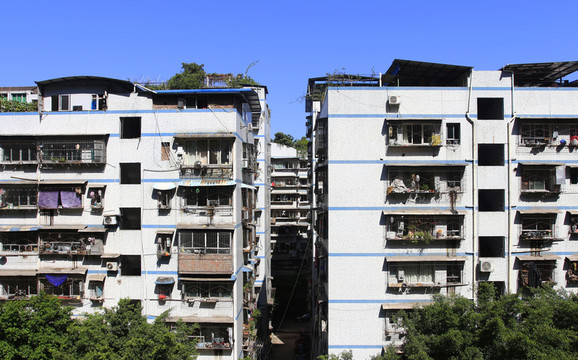 重慶老舊住宅區(qū)