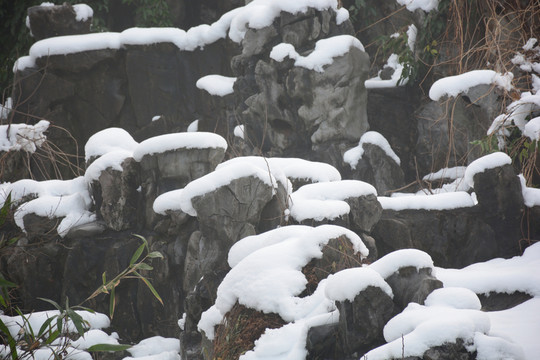 南京雨花臺雪景