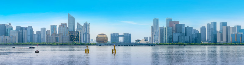 杭州地標(biāo)錢江新城 全景大畫幅