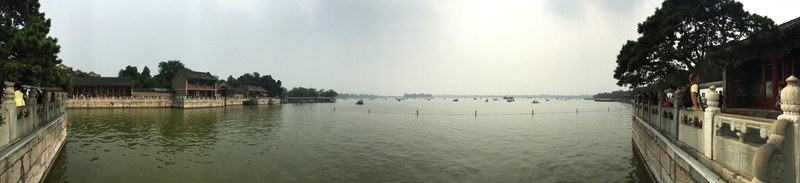 頤和園 湖 全景