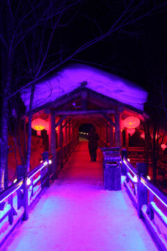 雪鄉(xiāng) 夜景