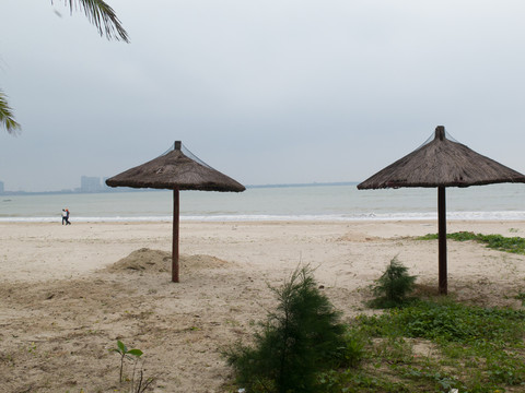 海南島空曠的海灘