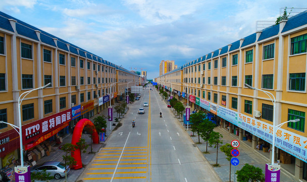 筆直的街道