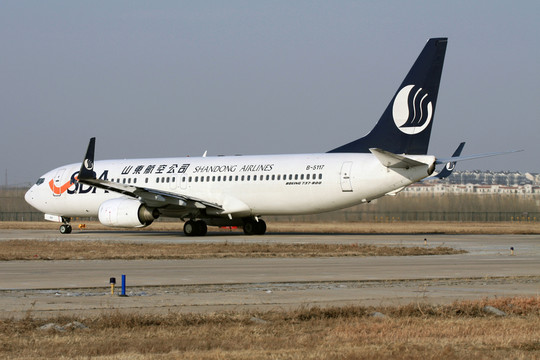 民航飛機(jī) 飛機(jī) 山東航空