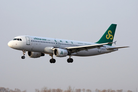 民航飛機 飛機降落 春秋航空