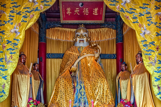 老子神像
