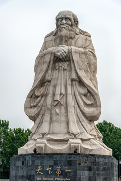 河南鹿邑老子塑像