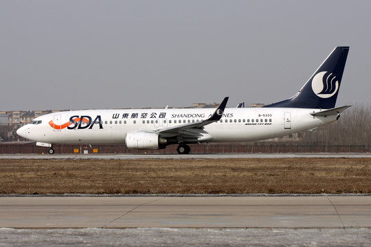 民航飛機(jī) 飛機(jī) 山東航空