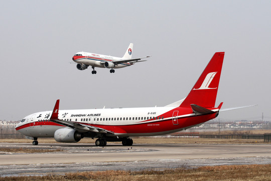 飛機(jī) 民航 上海航空