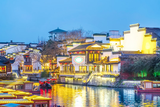 南京夫子廟秦淮河