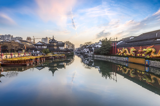 南京夫子廟秦淮河