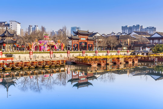 南京夫子廟秦淮河