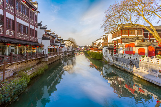 南京夫子廟秦淮河