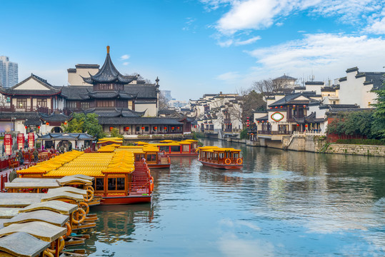 南京夫子廟秦淮河