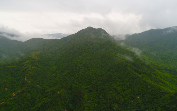 航拍 青山 綠色