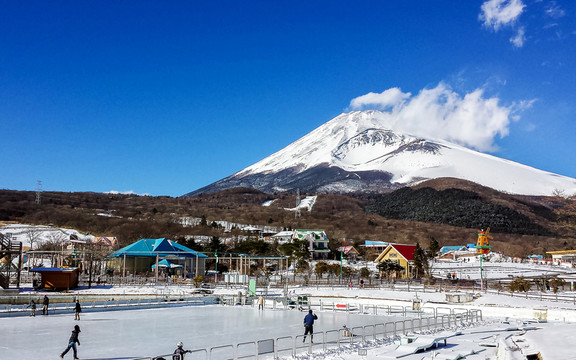 日本富士山滑雪場