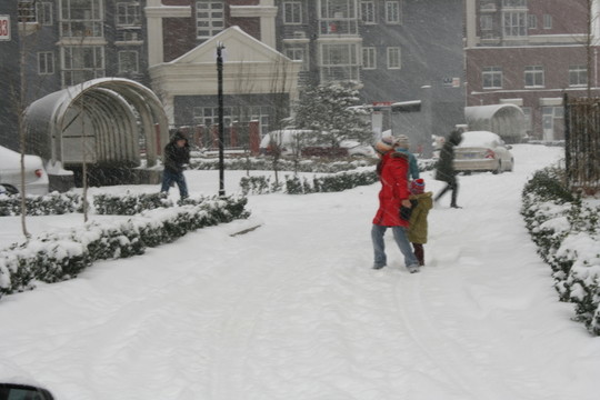 下雪啦