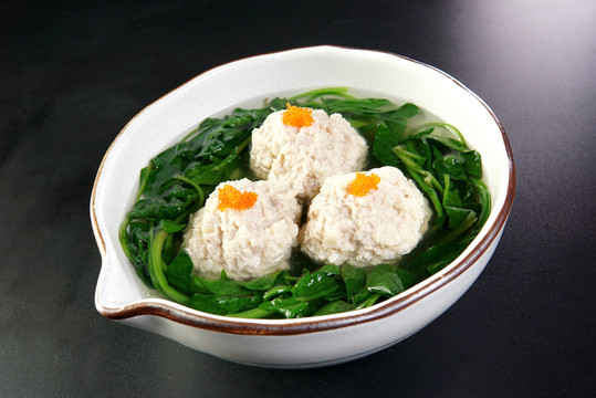 丸子枸杞菜湯