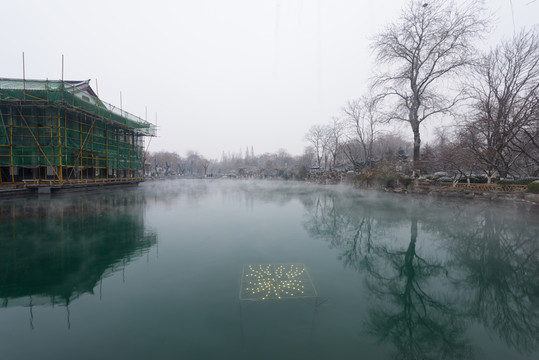 雪后的濟(jì)南趵突泉公園 （44）