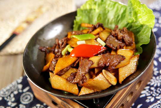 杏鮑菇牛肉