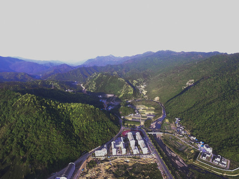 航拍杏溪