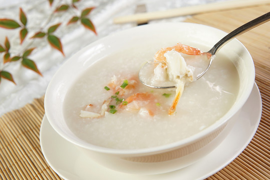 鮮蝦粥