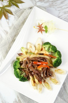 小炒牛柳