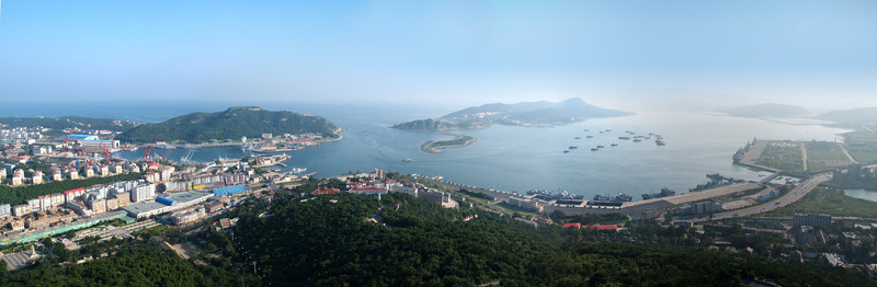 大連旅順口全景