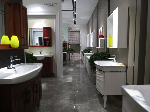 衛(wèi)浴潔具店 面盆 洗臉池