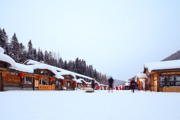 黑龍江雪鄉(xiāng) 中國(guó)雪鄉(xiāng) 雙峰林場(chǎng)