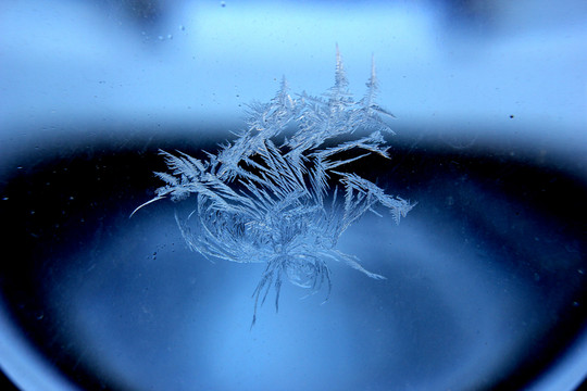 冰凌窗花 雪花霜花 冰霜 底紋