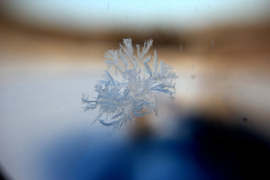 冰凌窗花 雪花霜花 冰霜 底紋