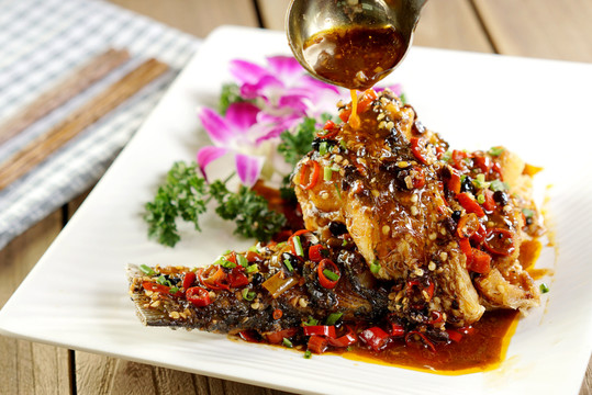 豆鼓熏魚