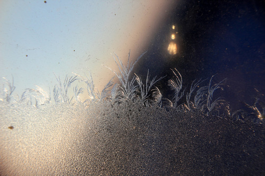 冰凌窗花 雪花霜花 冰霜 底紋