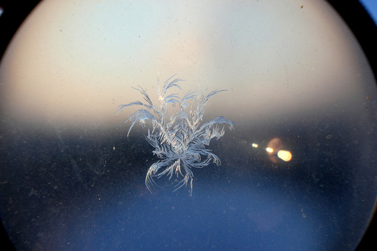 冰凌窗花 雪花霜花 冰霜 底紋
