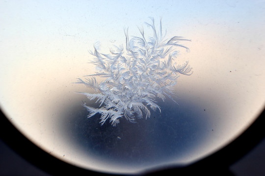 冰凌窗花 雪花霜花 冰霜 底紋