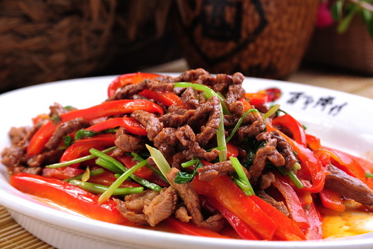 小炒牛肉絲