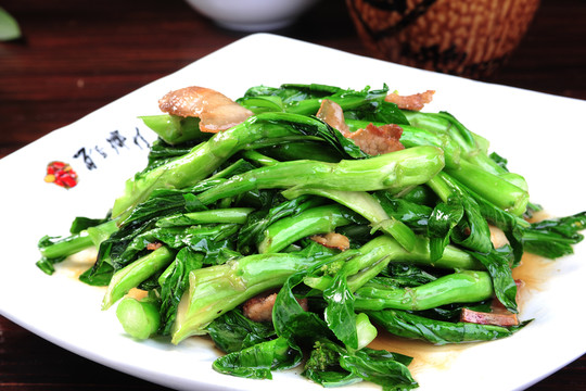 生炒菜心