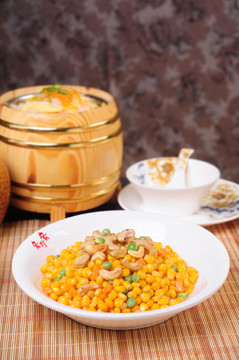 腰果炒玉米