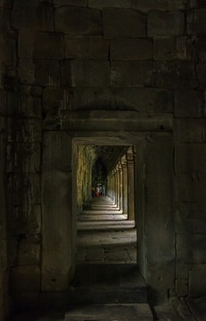 吳哥窟 塔布籠寺石廊