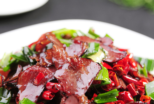 小炒臘牛肉
