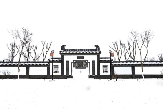 銀川海寶公園雪景