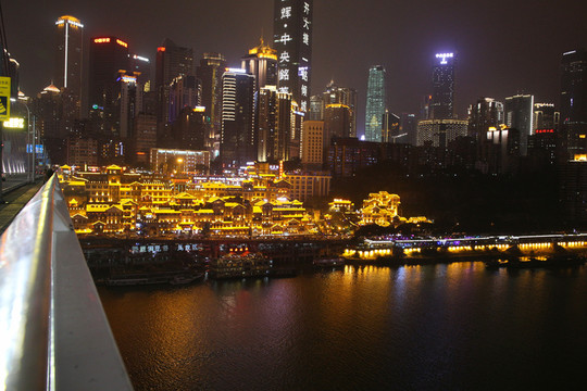 重慶夜景 嘉陵江