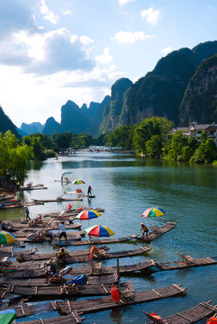 陽朔遇龍河