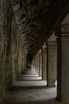 吳哥窟 塔布籠寺石廊