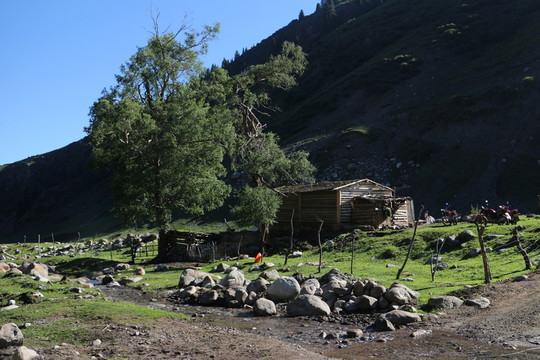 山溝木屋