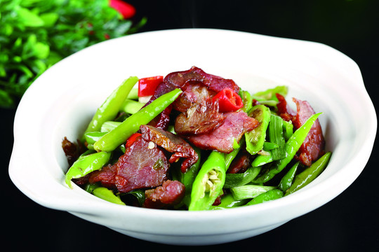 杭椒臘牛肉