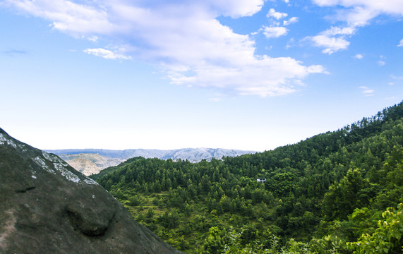 山頂和天空