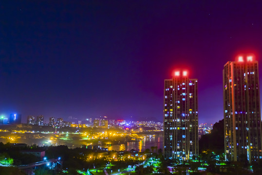 重慶萬州城市夜景