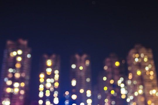 城市高樓夜景背景